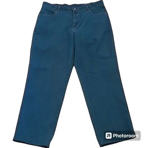 SZ16 Woolrich Indigo Mom Jeans Cotton Blend